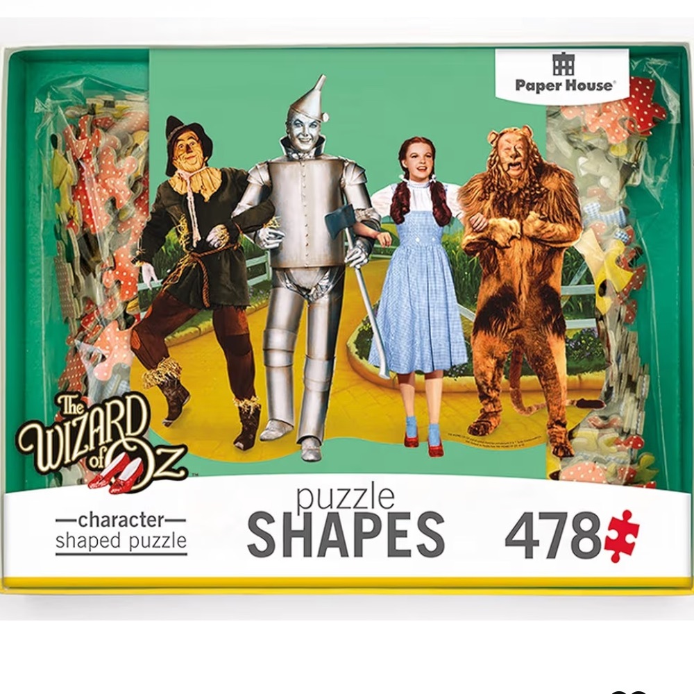 Wizard Of Oz puzzle  Paper House Character‎ Shaped, Brand New Wicked Jigsaw